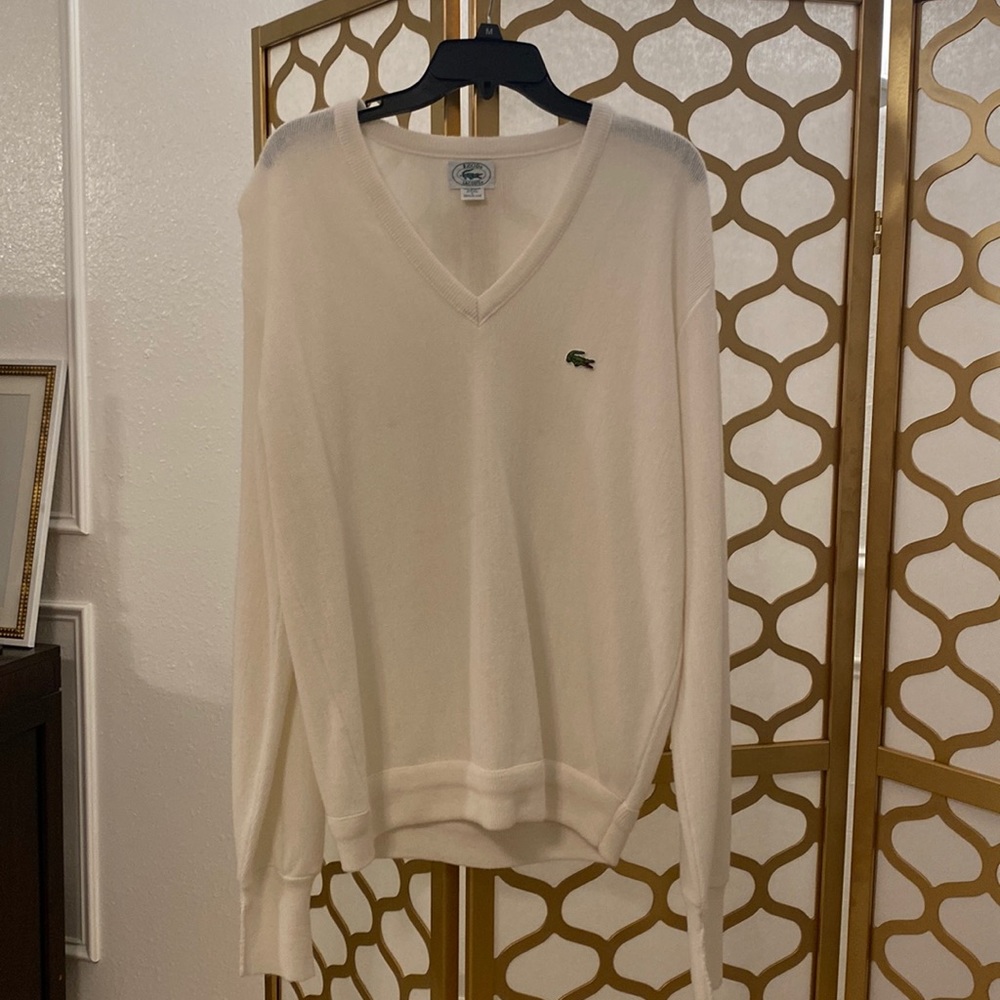 IZOD Lacoste white sweater